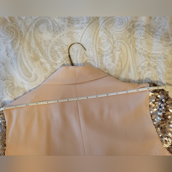 Anthropologie, sequin sleeve blazer - Picture 4 of 6